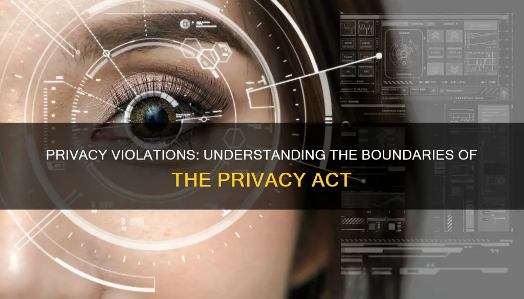 what constitutes a violation of the privacy act