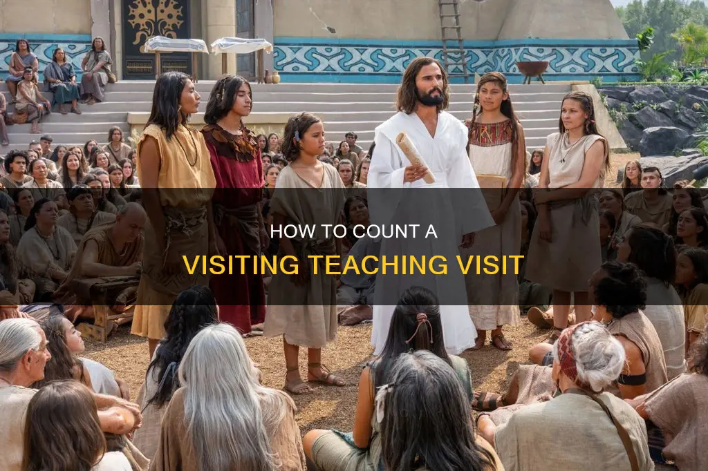 what constitutes a visit for lds visiting teaching