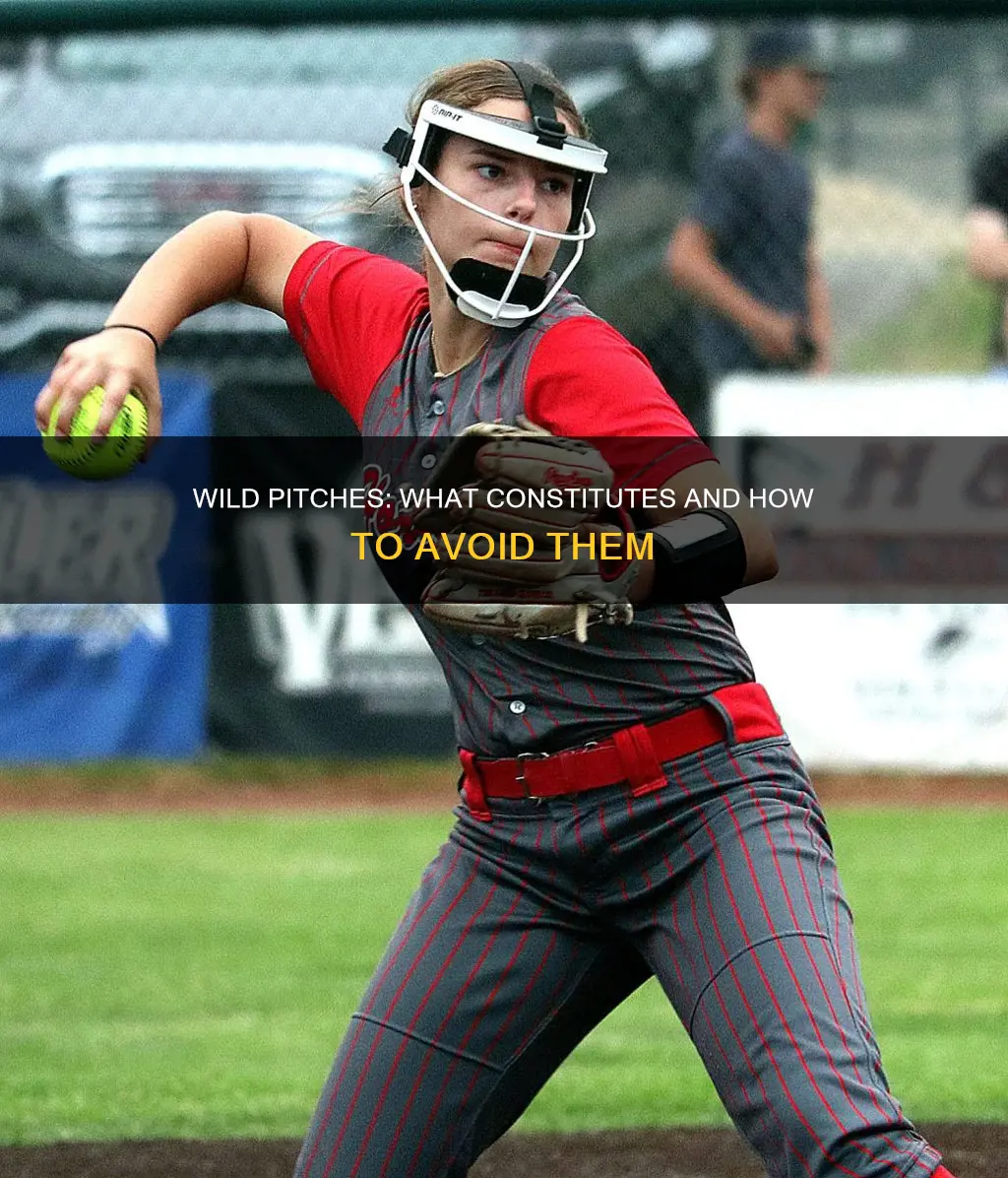 what constitutes a wild pitch in fastpitch softball
