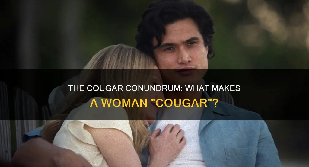 what constitutes a woman being labeled a cougar