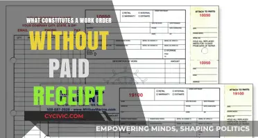 Work Orders: Paid Receipts and Their Importance