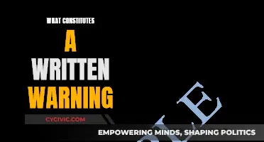 Understanding Written Warnings: What Are They and When?