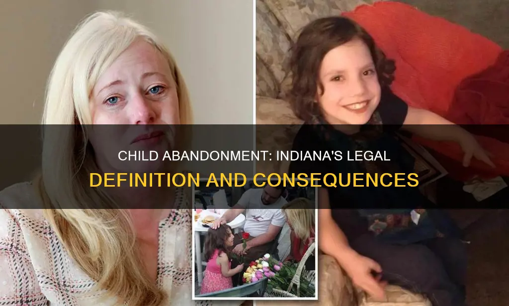 what constitutes abandonment of a child in indiana