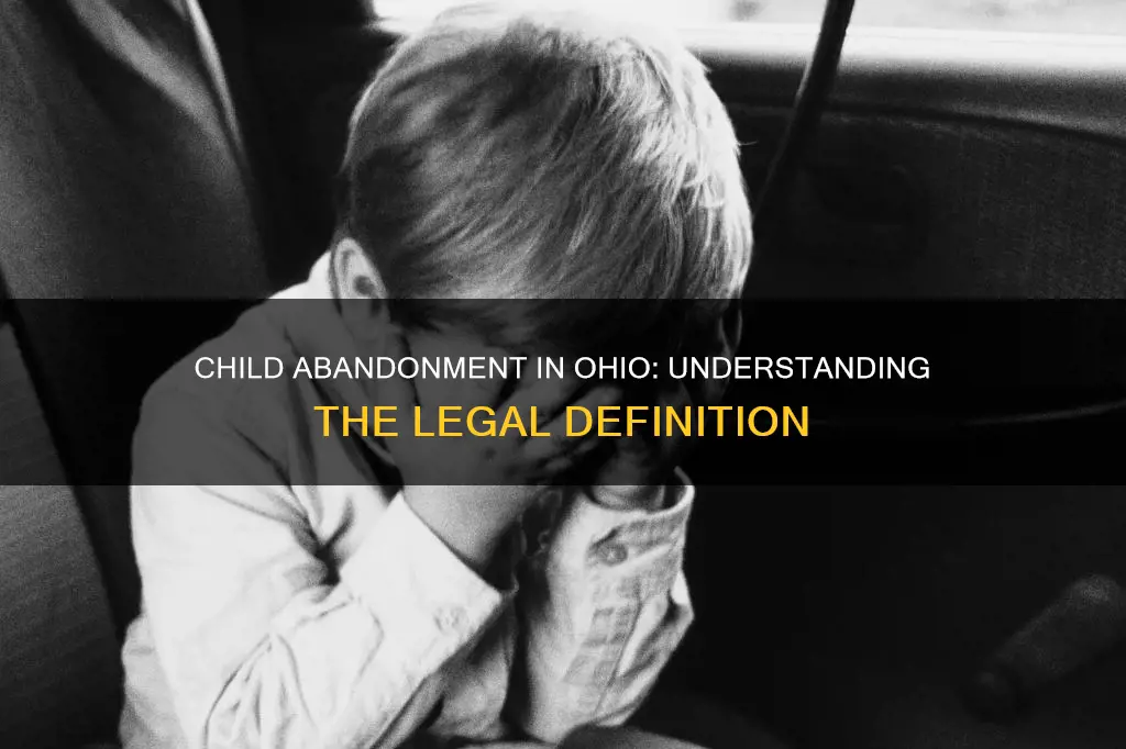 what constitutes abandonment of a child in ohio