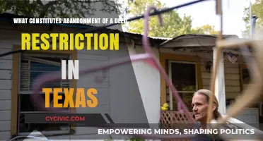 Deed Restriction Abandonment: Texas Law Explained