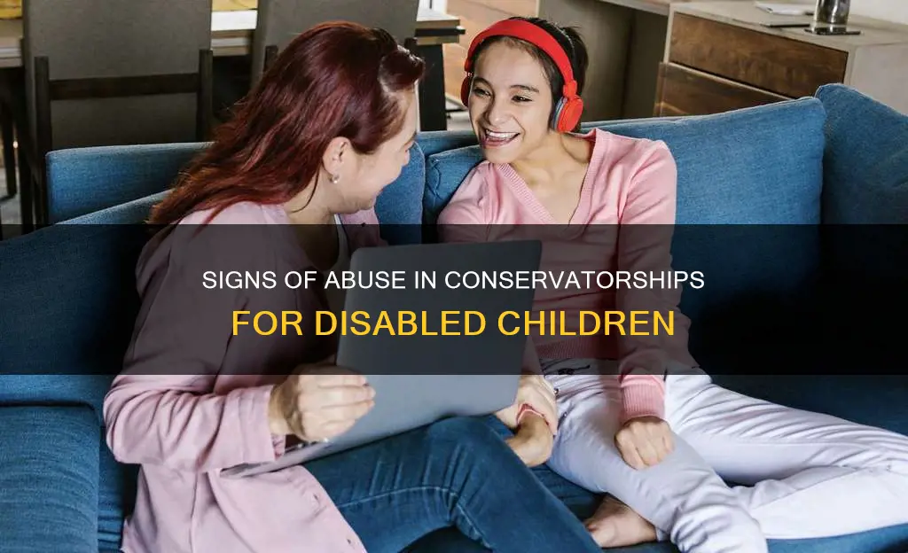 what constitutes abuse of a conservatorship of a disabled child