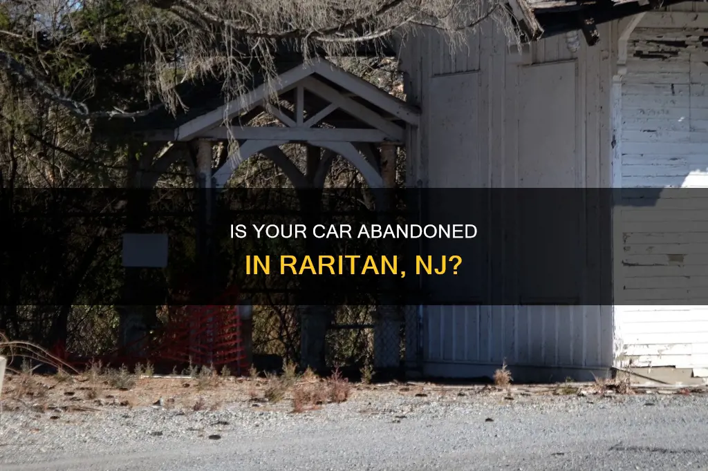 what constitutes an abandoned car in raritan nj