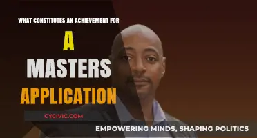 Master's Application Achievements: Defining Your Success