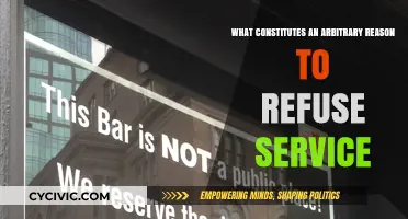 When Can Businesses Refuse Service? Arbitrary Reasons Explained