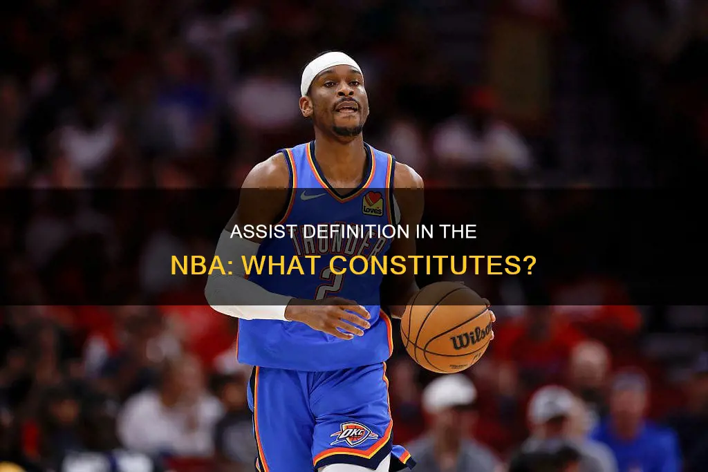 what constitutes an assist in the nba trackid sp-006