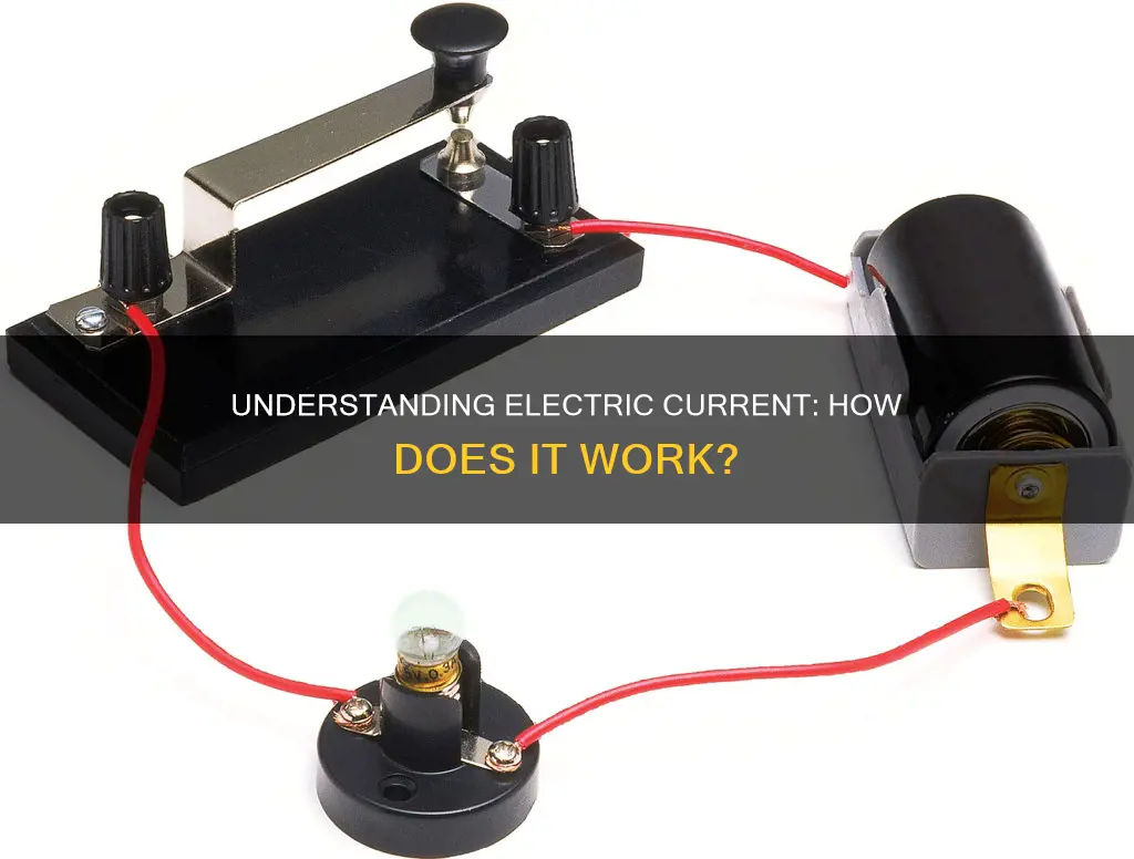 what constitutes an electric current in a wire
