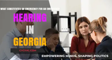 Georgia Emergency Hearings: What Constitutes an Emergency?
