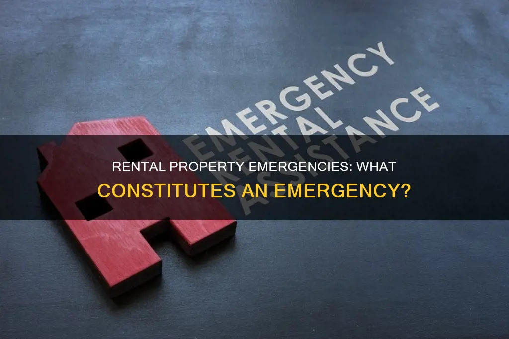 what constitutes an emergency in a rental property