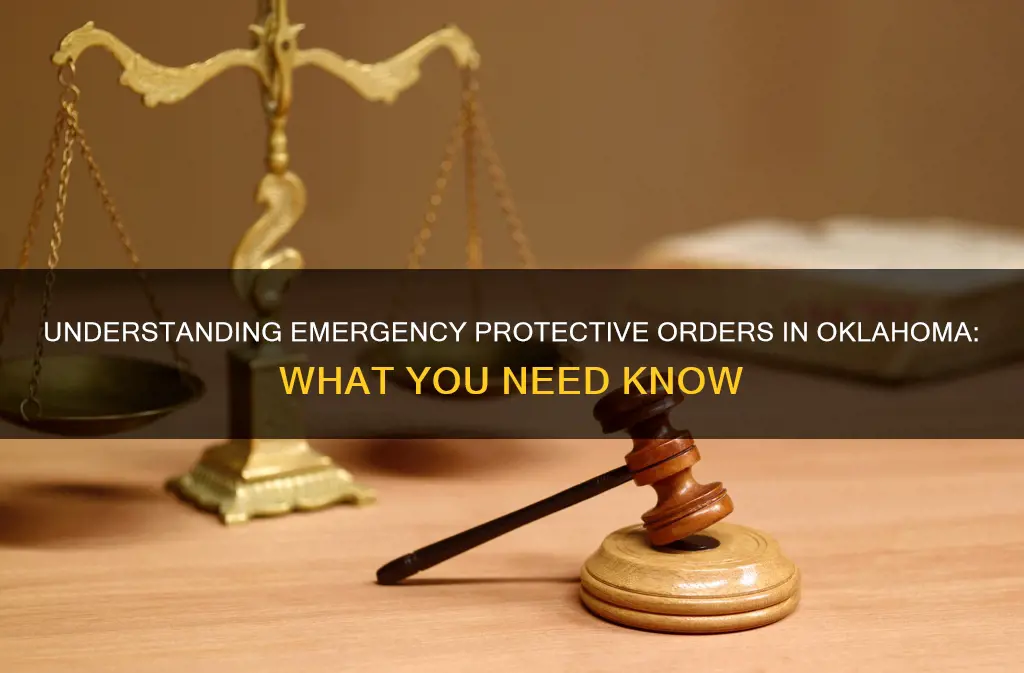 what constitutes an emergency protective order oklahoma