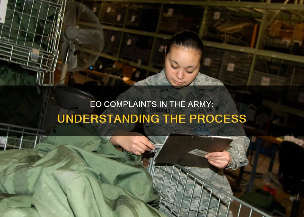what constitutes an eo complaint in the army