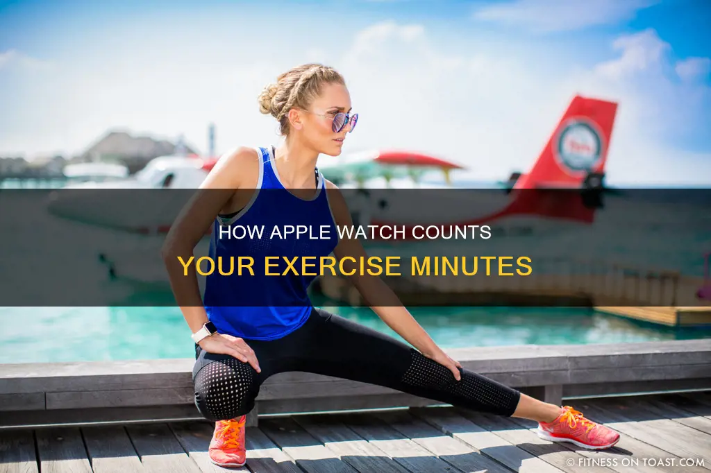 what constitutes an exercise minutes on apple watch