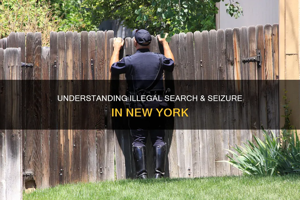 what constitutes an illegal search and seizure in ny