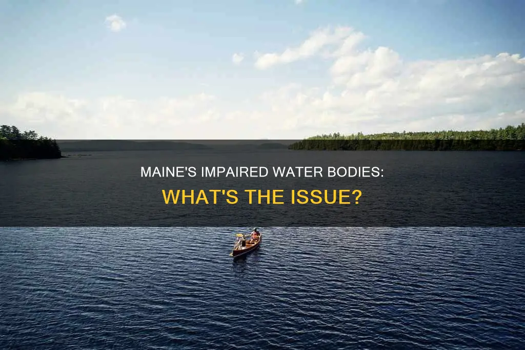 what constitutes an impaired water body in maine