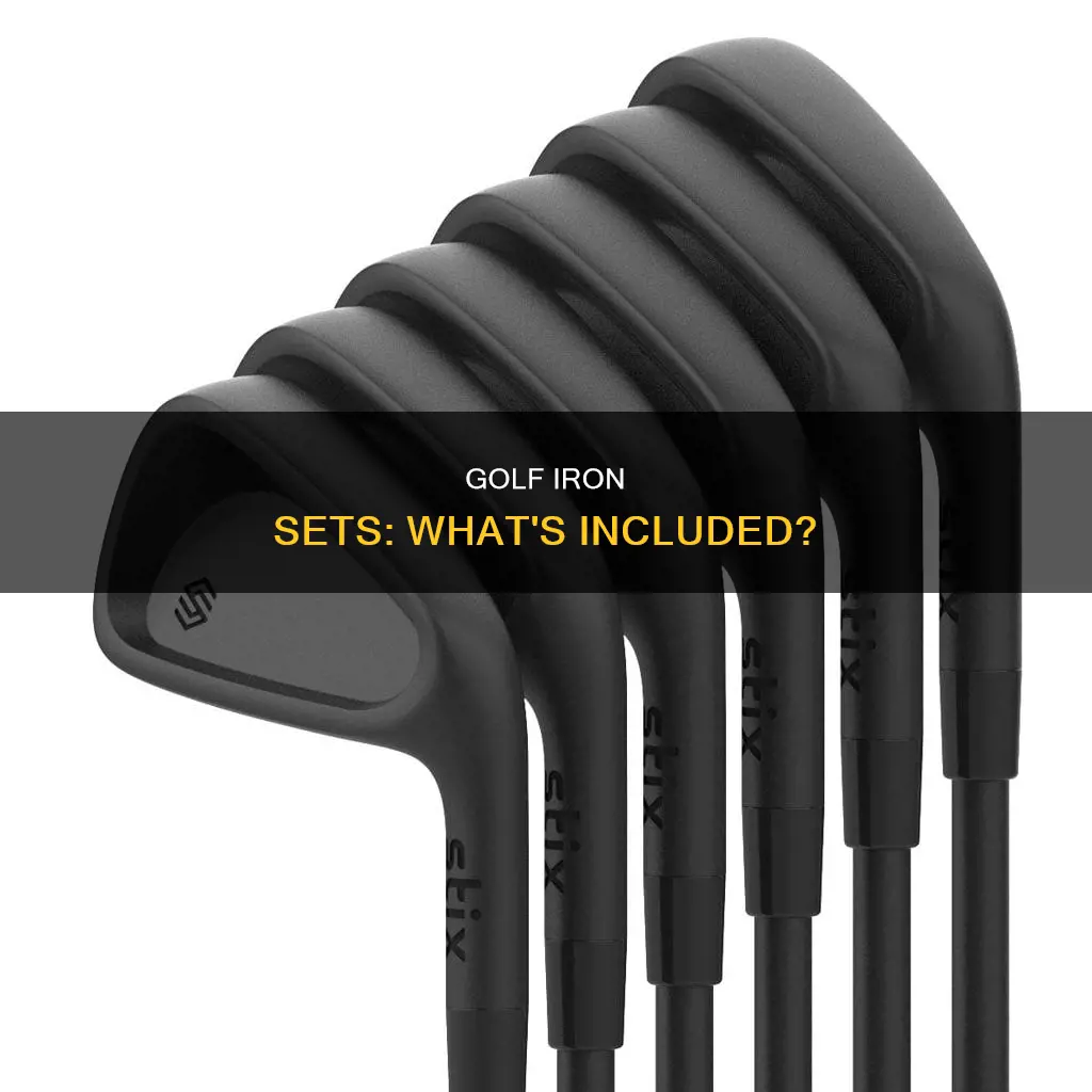 what constitutes an iron set in golf clubs