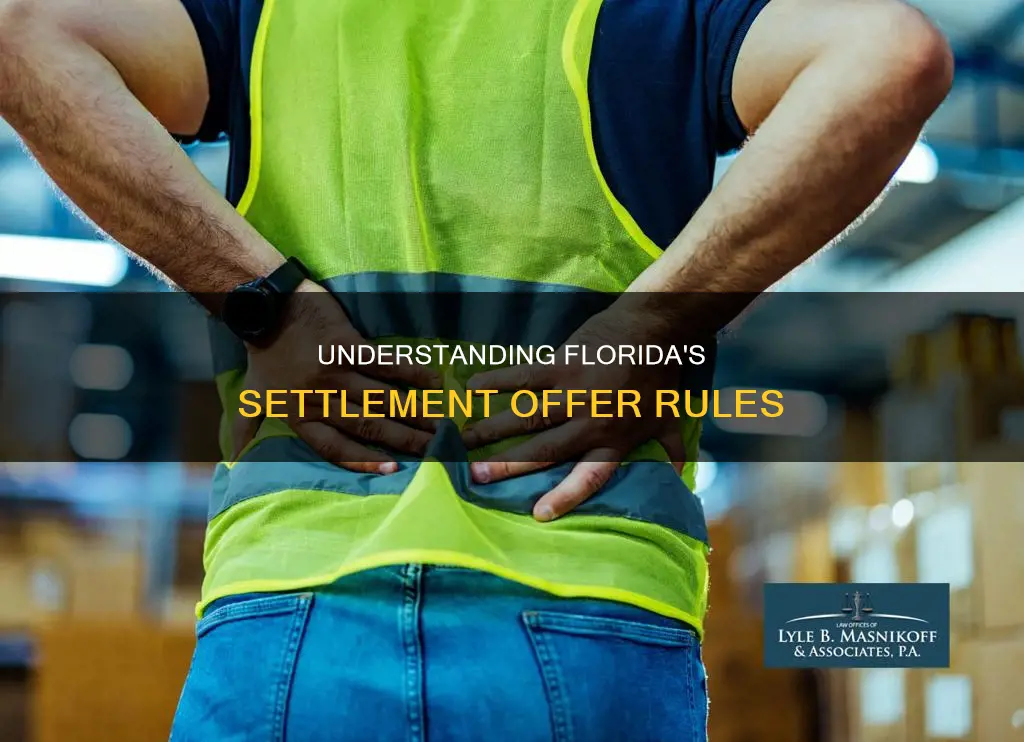 what constitutes an offer to settle a claim florida