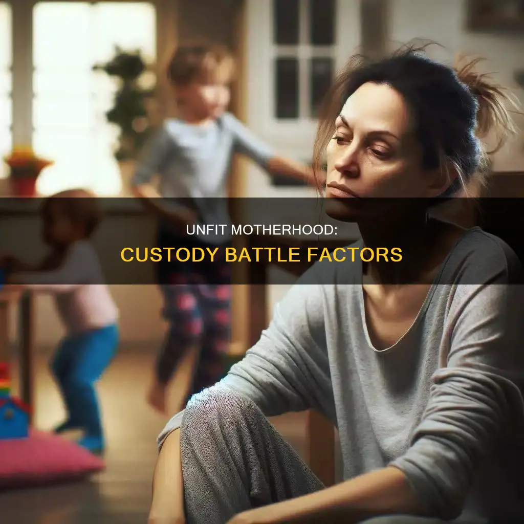 what constitutes an unfit mother in custody case