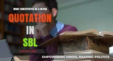 When to Use Block Quotations in SBL Style