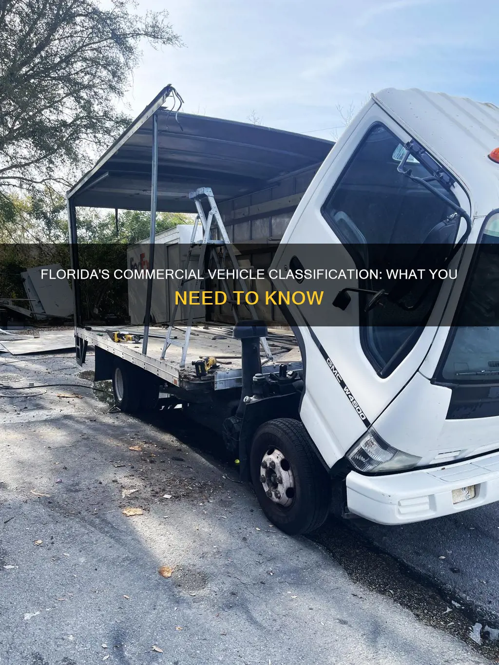 what constitutes as a commercial vehicle in florida