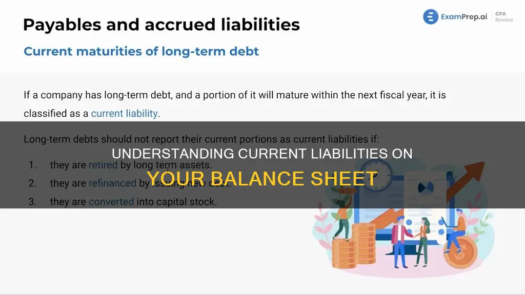 what constitutes as a current liability on a balance sheet