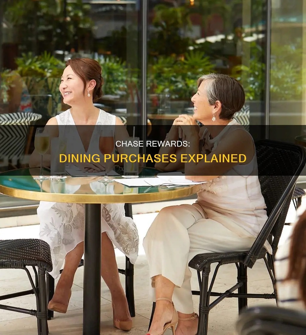 what constitutes as a dining purchase for chase rewards
