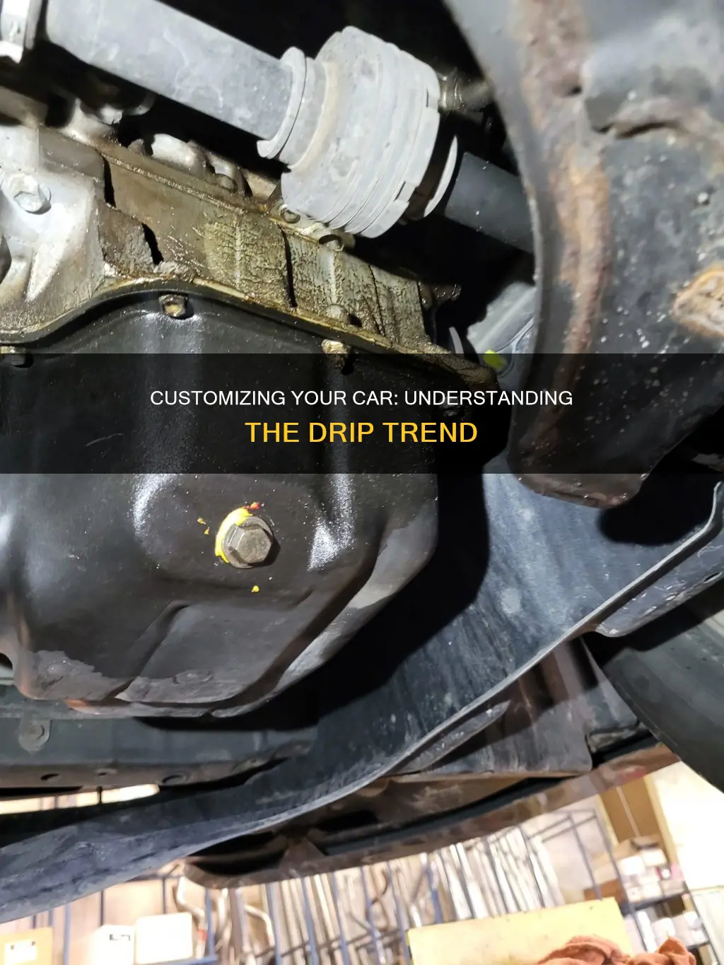 what constitutes as a drip on a car
