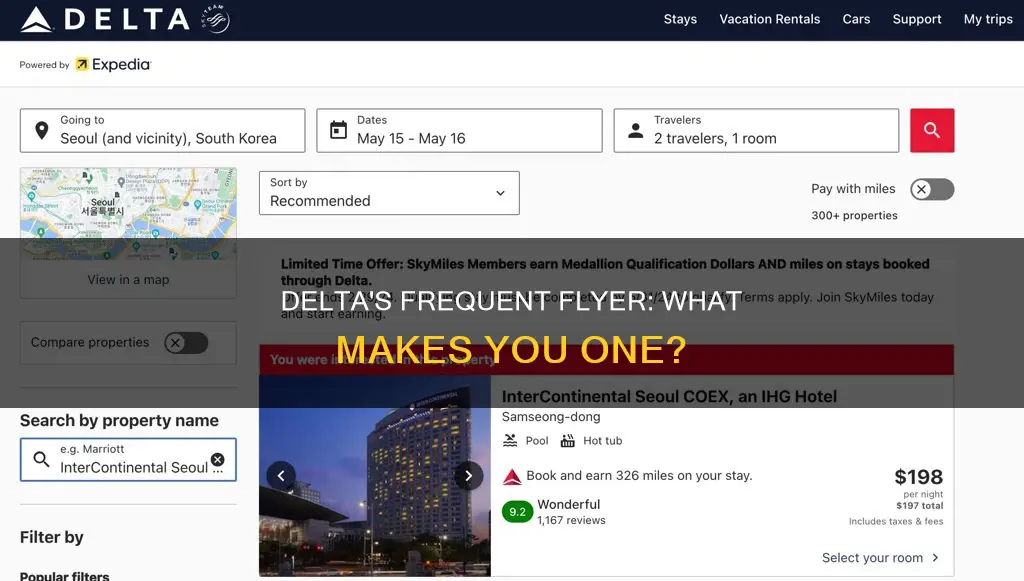 what constitutes as a frequent flyer for delta