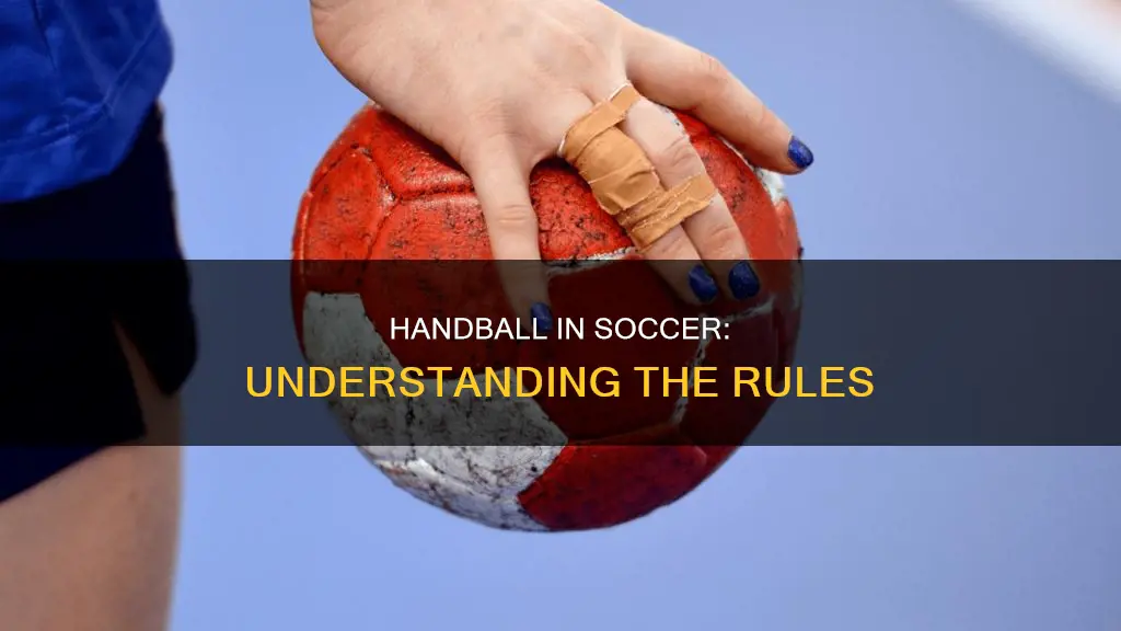 what constitutes as a hand ball in soccer