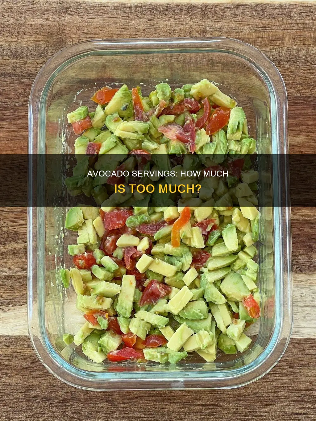 what constitutes as a single serving of avocado