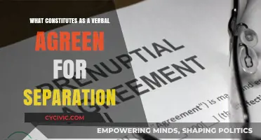 Verbal Agreement for Separation: What Counts as Consent?