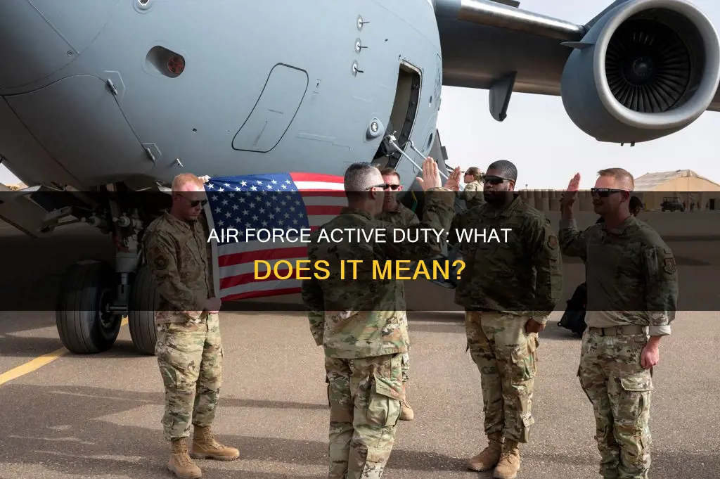 what constitutes as active duty for the air force