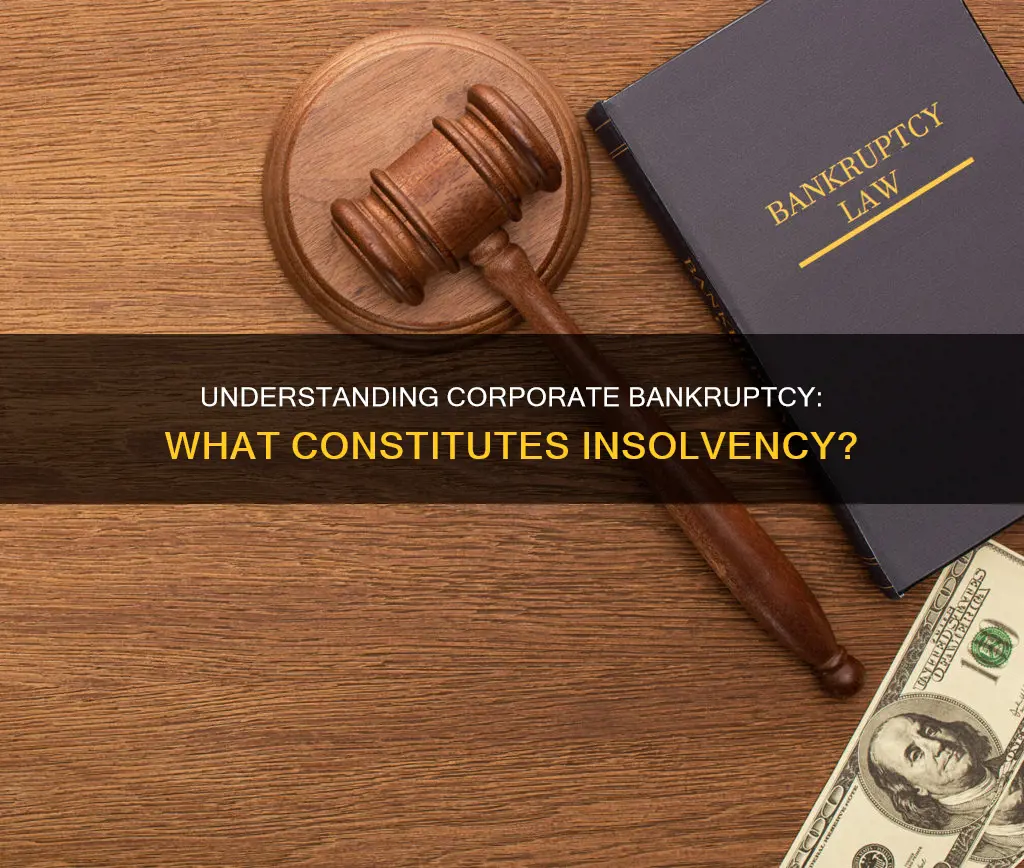 what constitutes being able to go bankrupt corporation