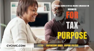 Business Engagement: Tax Definition and Implications