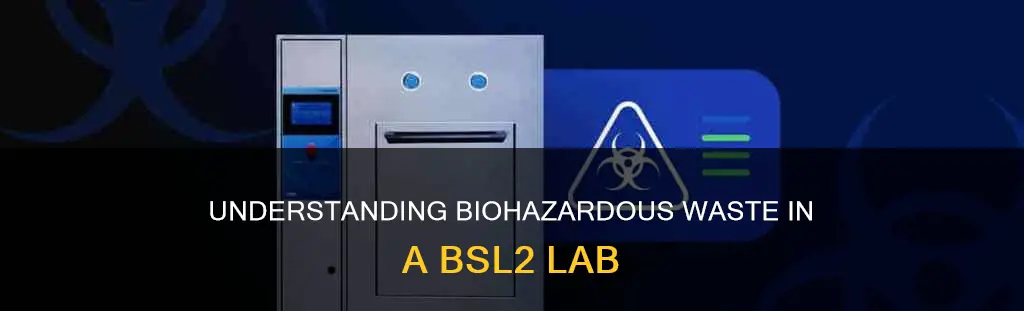 what constitutes biohazardous waste in a bsl2 lab