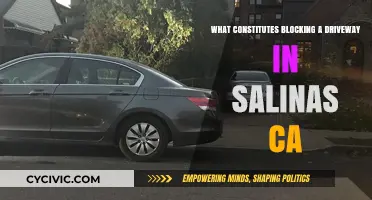 Driveway Blocking in Salinas: What's the Law?