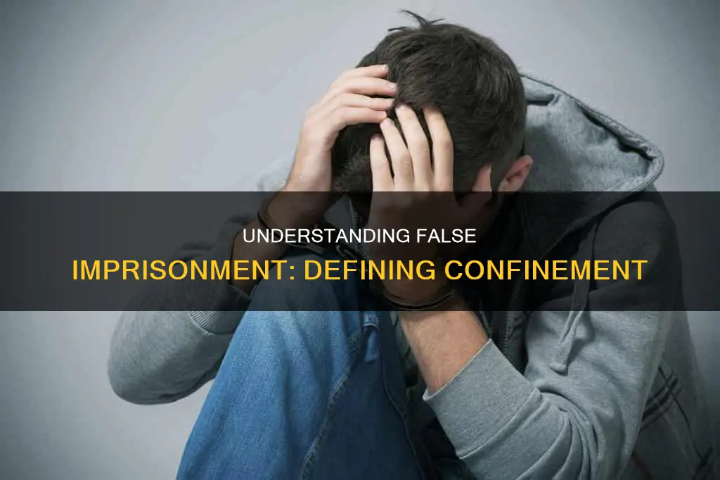 what constitutes confinement for purposes of a false imprisonment claim