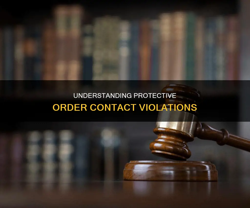 what constitutes contact in a protective order