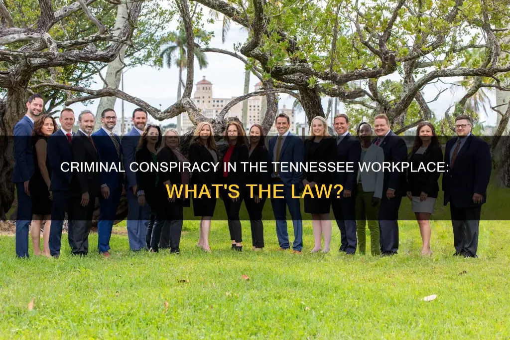 what constitutes criminal conspiracy in the workplace in tn