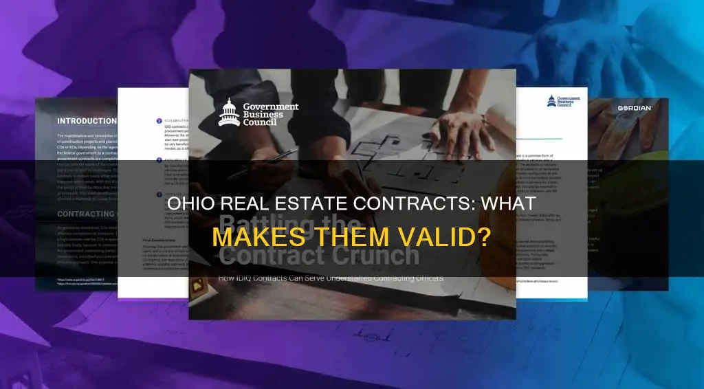 what constitutes delivery of a valid real estate contract ohio