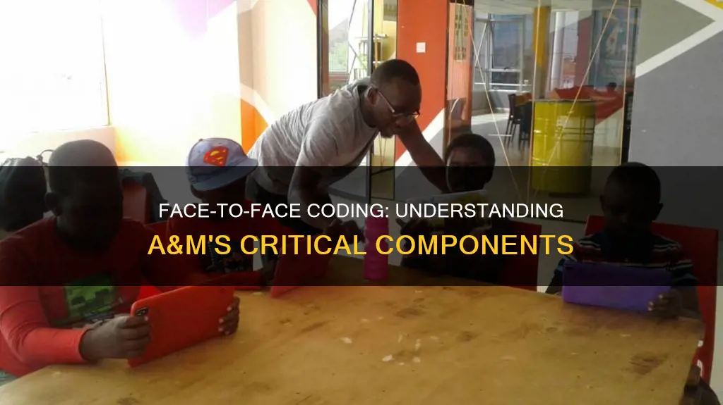 what constitutes face to face in coding ane&m