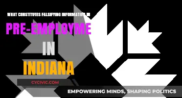 Indiana's Pre-Employment: Falsifying Information, What Counts?