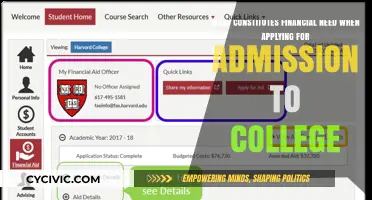 Understanding Financial Need for College Admissions