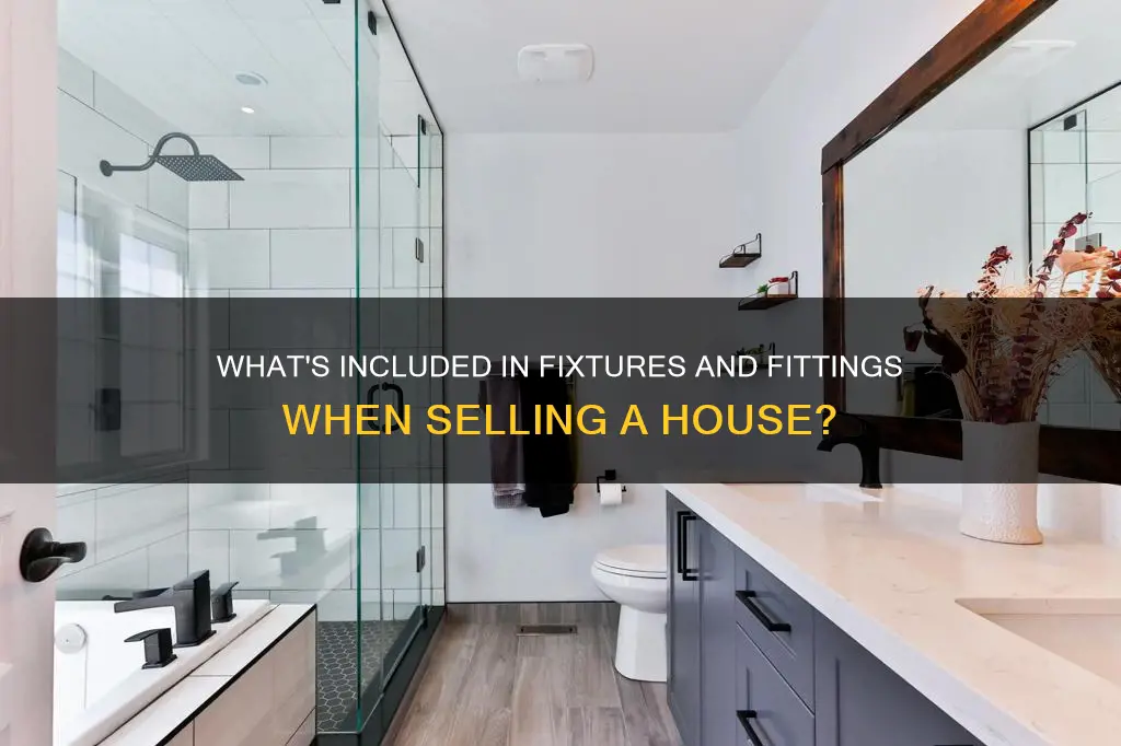 what constitutes fixtures and fittings in a house sale