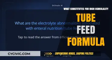 Osmolality in Tube Feeding: What Makes It High?