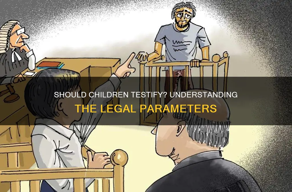 what constitutes good cause to have children testify