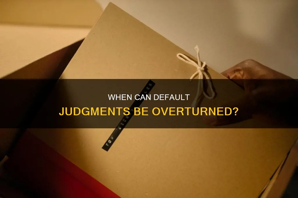 what constitutes good cause to set aside default